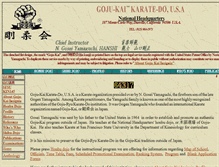 Tablet Screenshot of gojukai.com
