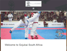 Tablet Screenshot of gojukai.co.za